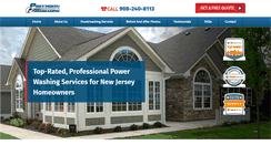 Desktop Screenshot of precision-powerwashingnj.com